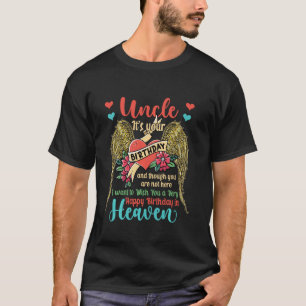 T-shirt Souhaitez Un Très Heureux Oncle D'Anniversaire Dan