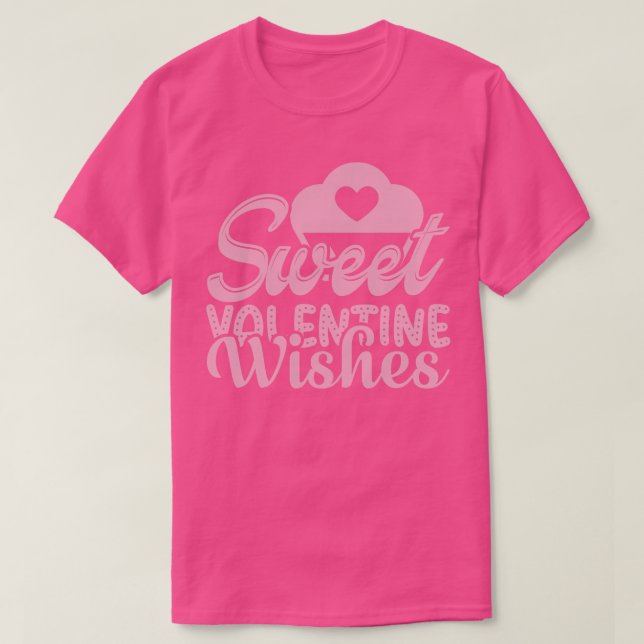 T-SHIRT SOUHAITS DE VALENTINE SUCRE (Design devant)