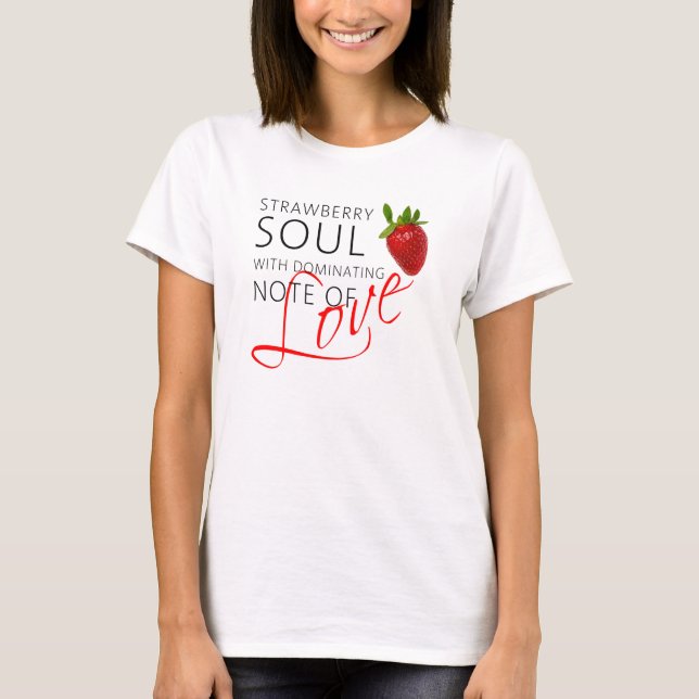 T-shirt Soul aux fraises (Devant)