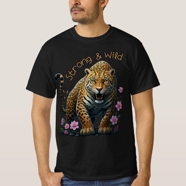T-shirt Soul Jaguar fort et sauvage (Devant)
