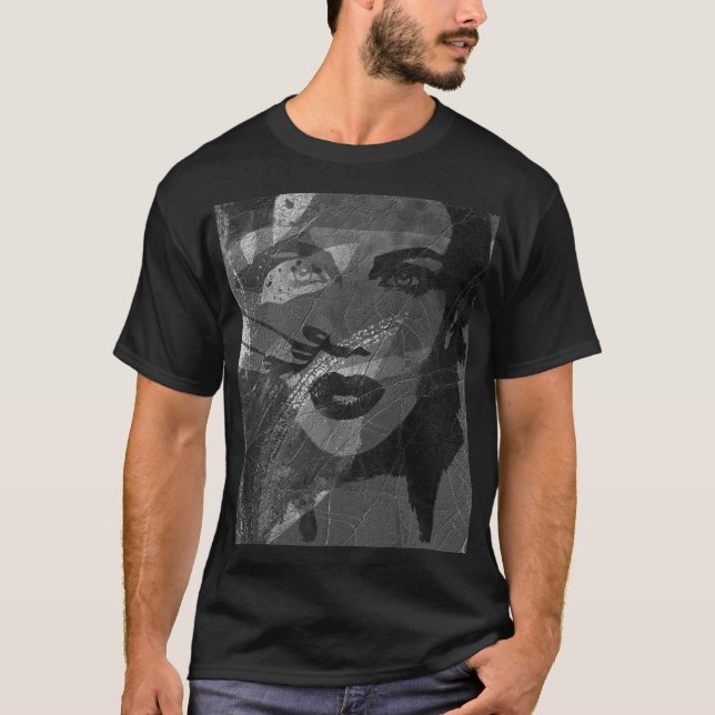 T-shirt Soul miroir noir et blanc (Devant)