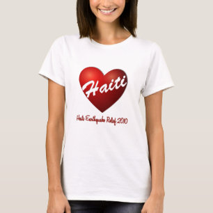 T-shirt Soulagement de tremblement de terre de coeur du