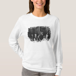 T-shirt Soulagement dépeignant des préparations pour un