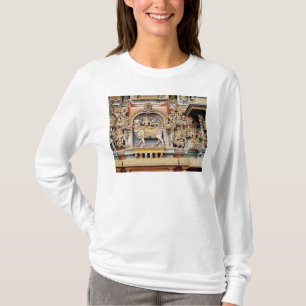 T-shirt Soulagement dépeignant l'équitation de Shiva et 