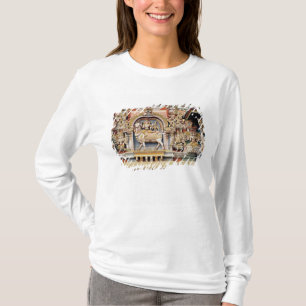 T-shirt Soulagement dépeignant l'équitation de Shiva et 