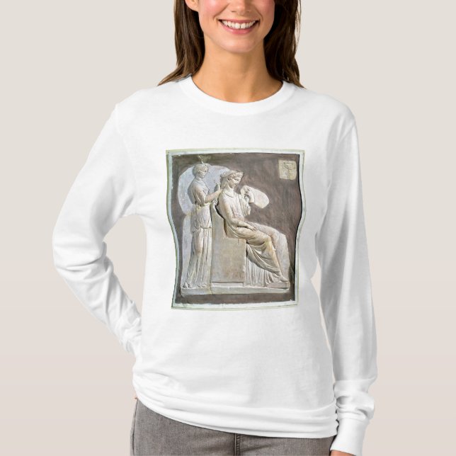 T-shirt Soulagement dépeignant une femme à elle toile (Devant)