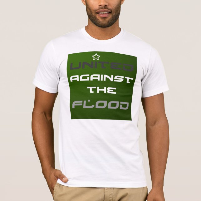 T-shirt Soulagement d'inondation du Pakistan - option unie (Devant)