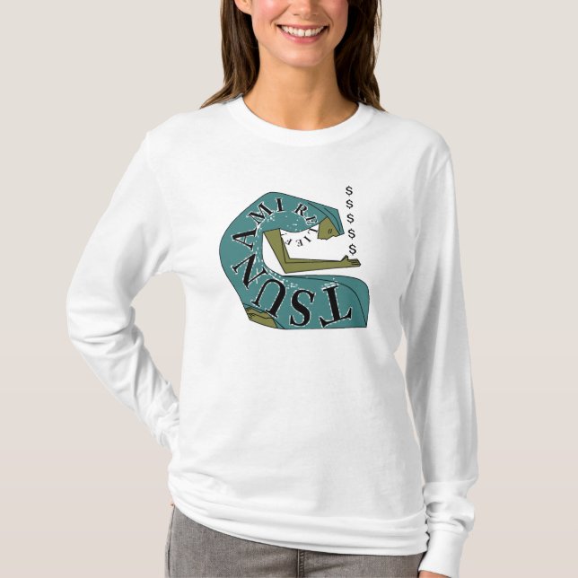 T-SHIRT SOULAGEMENT DU TSUNAMI ! $ (Devant)
