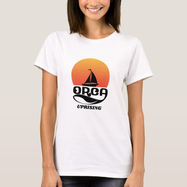 T-shirt Soulèvement Orca - Ils Se BAT En Retour ! (Devant)
