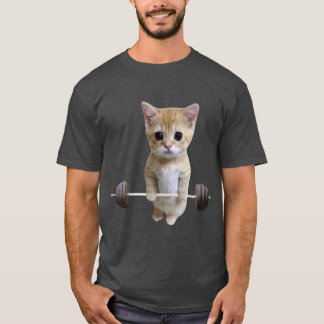 T-shirt Soulever de chat de gym