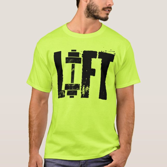 T-SHIRT SOULEVER MUSCULATION HALTÈRE (Devant)