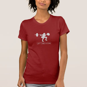 T-shirt Soulevez comme chemise de dames de fille une