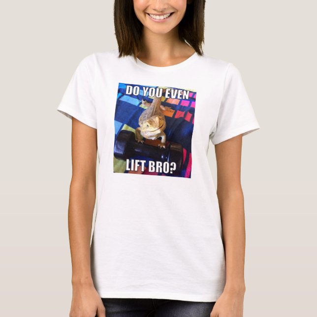 T-shirt Soulevez-vous même Bro ? (Devant)
