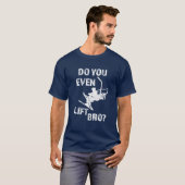 T-shirt Soulevez-vous même le bro ? chemise du ski des (Devant entier)