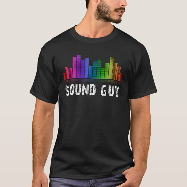 T-shirt Sound Guy Audio Engineer Musique (Devant)