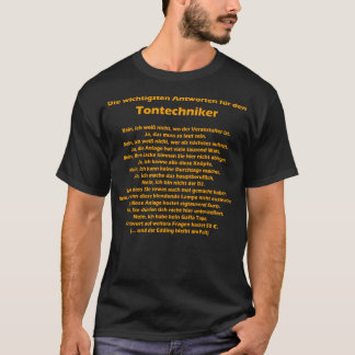 T-shirt Sound Technician Sound Engineer Concert Festival 1