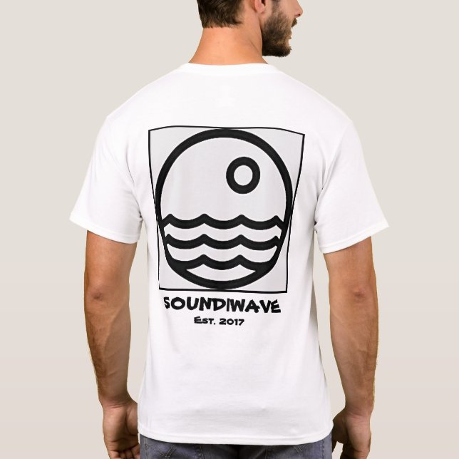 T-SHIRT SOUND|WAVE CRÉATIF (Dos)