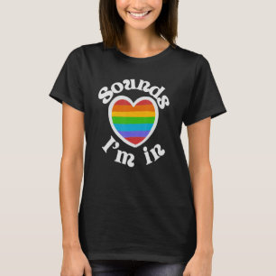 T-shirt Sounds Gay LGBTQ Pride Rainbow 2