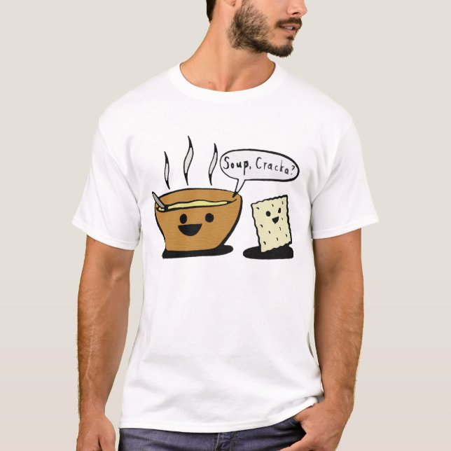 T-shirt "Soupe, Cracka ? " (Devant)
