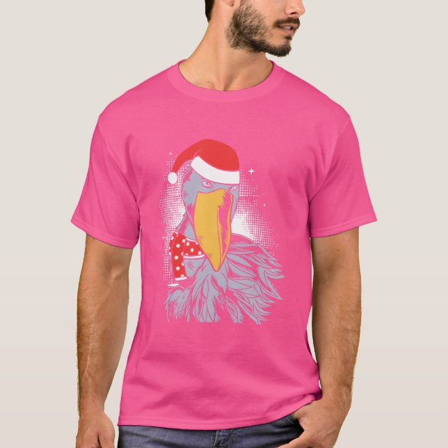 T-shirt Soupe de Noël Bouche Oiseau ami (Devant)