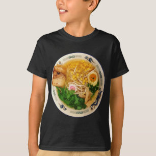 T-shirt Soupe de nouilles de Ramen de porc