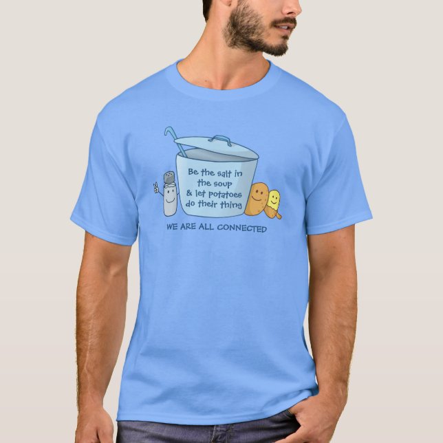 T-shirt Soupe de pommes de terre salées (Devant)