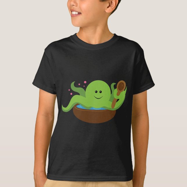 T-shirt Soupe d'octopus (Devant)
