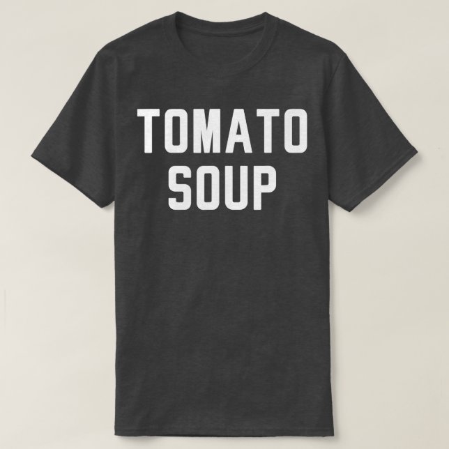 T-shirt Soupe Tomate Et Fromage Grillé Costumes Correspond (Design devant)