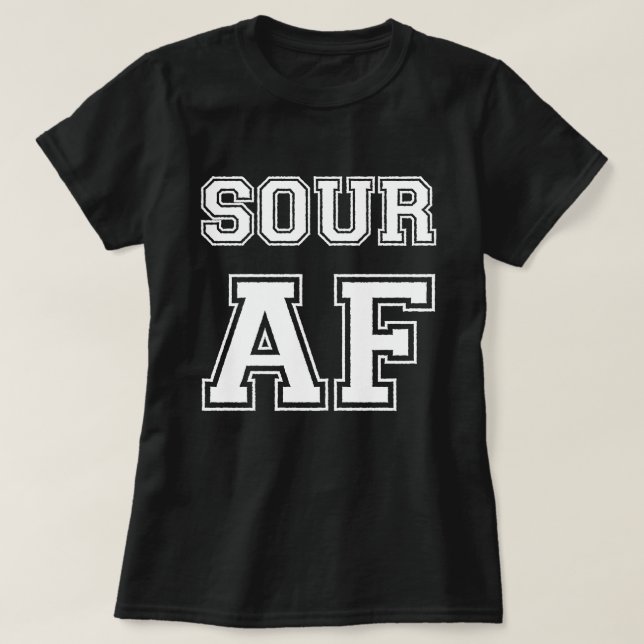 T-SHIRT SOUR AF (Design devant)