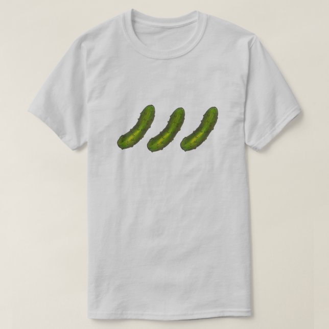 T-shirt Sour Pickles Crunchy Green Kosher Dill Pickle Alim (Design devant)