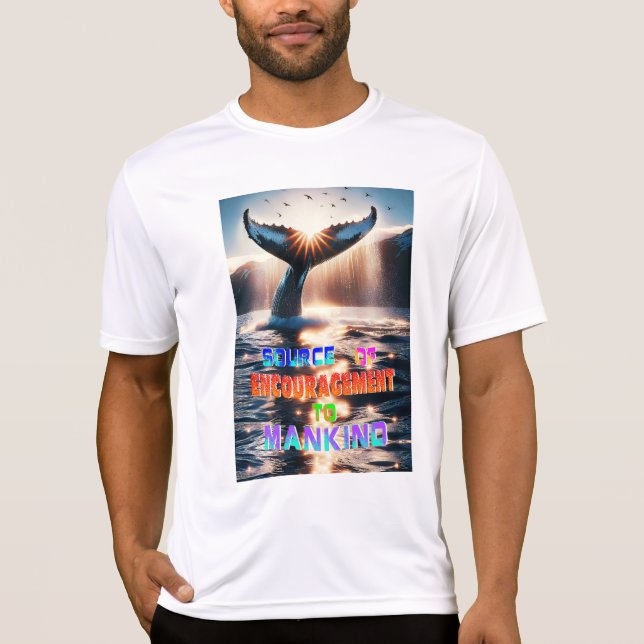 T-shirt Source D'Encouragement À L'Humanité (Devant)