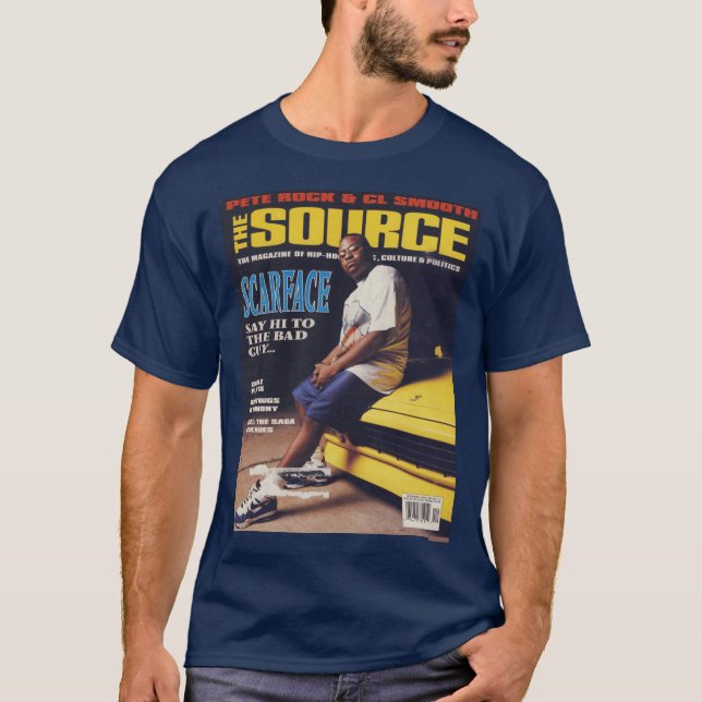 T-shirt Source Scarface des années 90 (Devant)