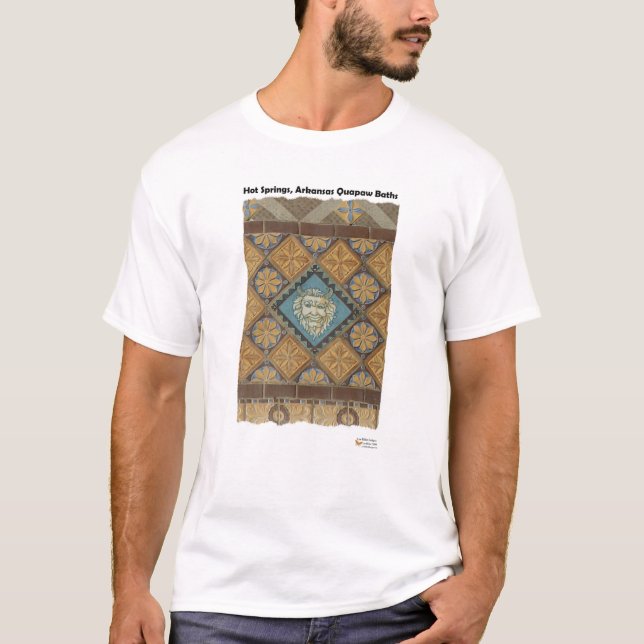 T-shirt Sources d'eau chaude, AR Quapaw Dome Tiles Cadeaux (Devant)
