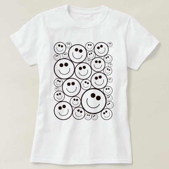 T-shirt Souriez émoji (Design devant)