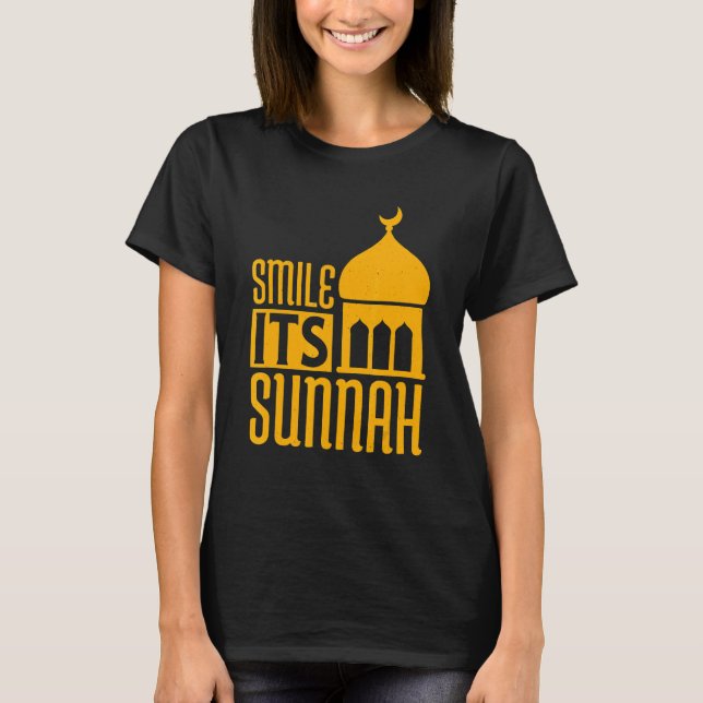 T-shirt Souriez Sa Sunnah (Devant)