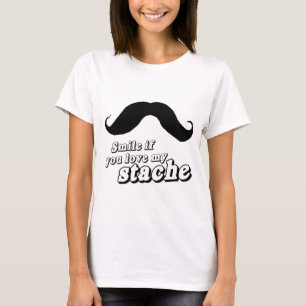 T-shirt Souriez si vous aimez ma moustache