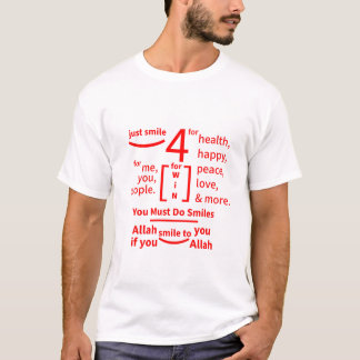 T-shirt Souriez simplement