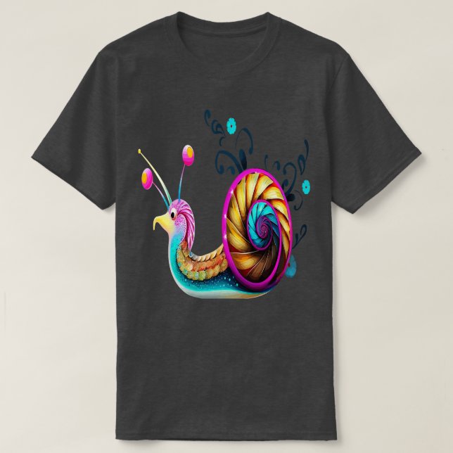 T-shirt Sourire aux escargots (Design devant)