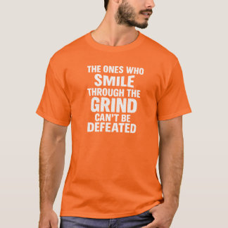 T-shirt Sourire broyer gymnase motivation citation avec te