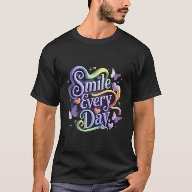 T-shirt Sourire Chaque Jour (Devant)