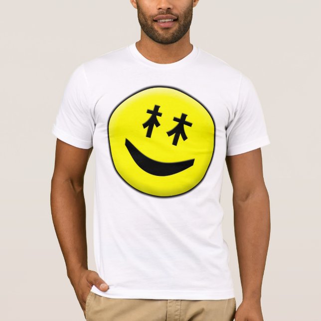 T-shirt sourire de 林 (Ling) (Devant)