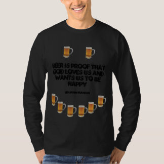T-shirt Sourire de bière