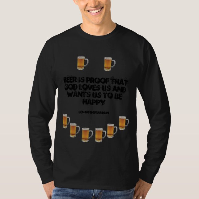 T-shirt Sourire de bière (Devant)