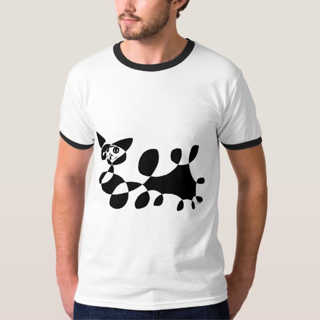 T-shirt Sourire de chat de Mau (Devant)
