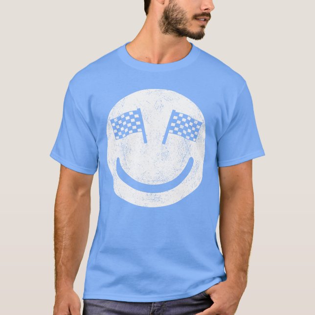 T-shirt Sourire de course pour les soirées de course 1 (Devant)