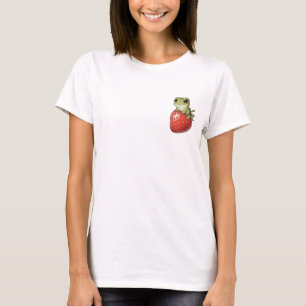 T-shirt Sourire de grenouille fraise