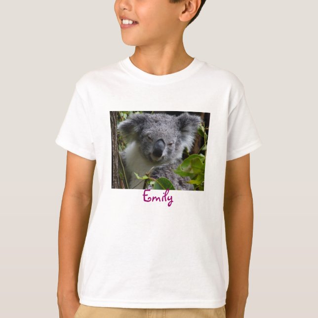 T-shirt sourire de koala (Devant)