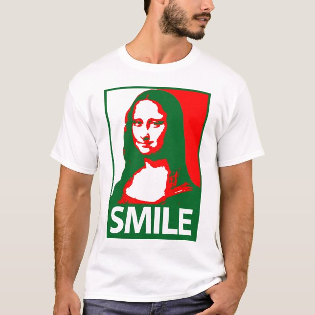 T-shirt Sourire de Mona Lisa (Devant)