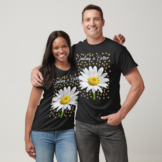 T-shirt Sourire est mieux (Unisexe)