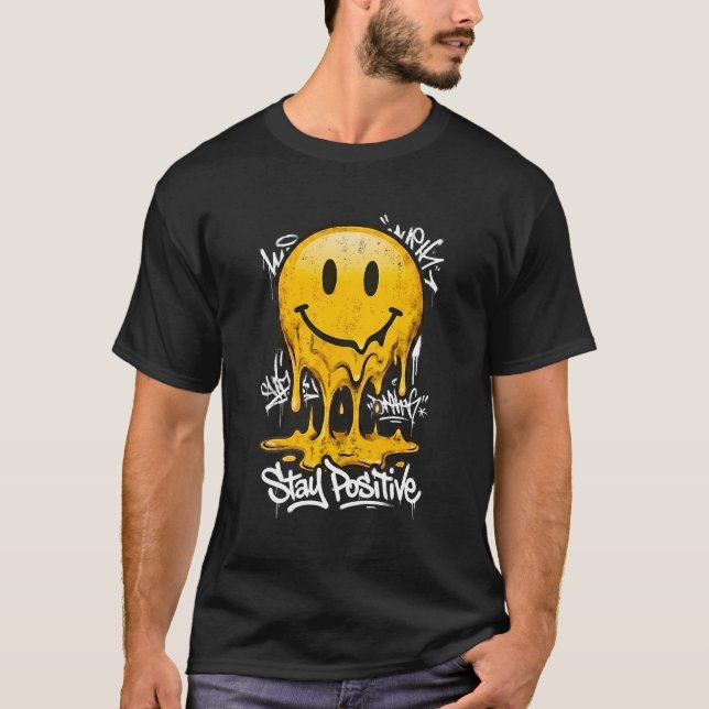 T-shirt Sourire Fondu Écrasant (Devant)